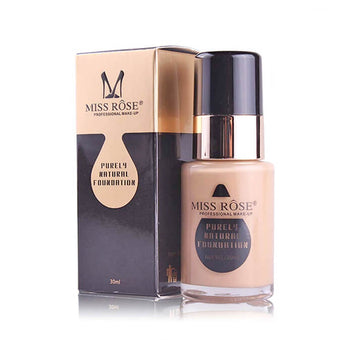 Miss Rose Professional Make-Up Natural Foundation Beige 4 30Ml